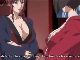 Terrific hentai enchantress sự nịnh hót và nhảy to phallus