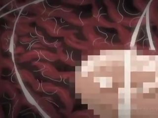 Swell animasi pornografi rambut coklat alat kemaluan wanita menjilat dan kacau di