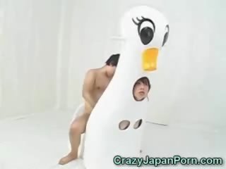 Japoneze duck dashnore facialed!